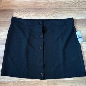 NWT Micheal Kors Black Button-Up Women's Skirt